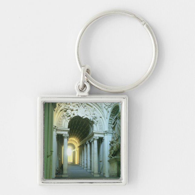 Interior with view of the staircase keychain (Front)