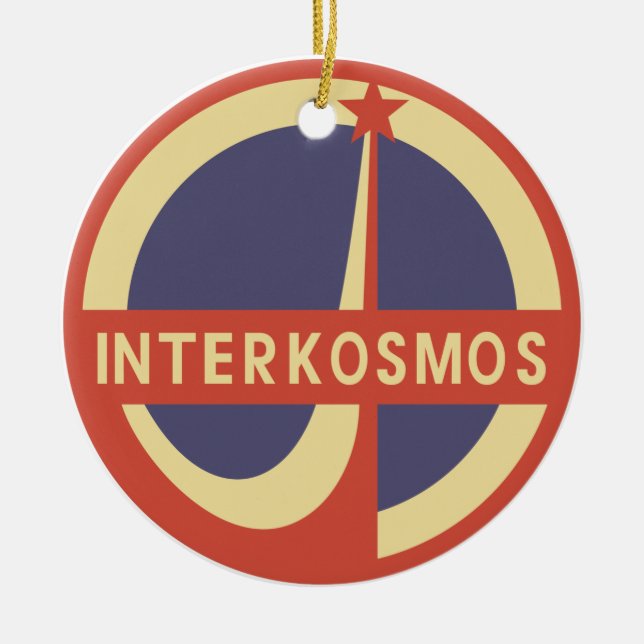 Interkosmos Ceramic Ornament (Front)