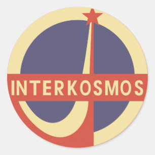 Interkosmos Classic Round Sticker