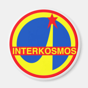 Interkosmos, Soviet Union Communist Space Program Magnet