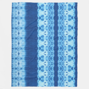 Interlace II Shibori Fleece Blanket
