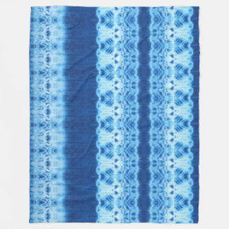 Interlace II Shibori Fleece Blanket