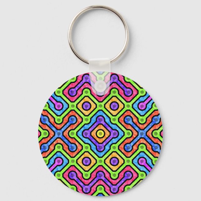 Interlaced Nexus Keychain (Front)
