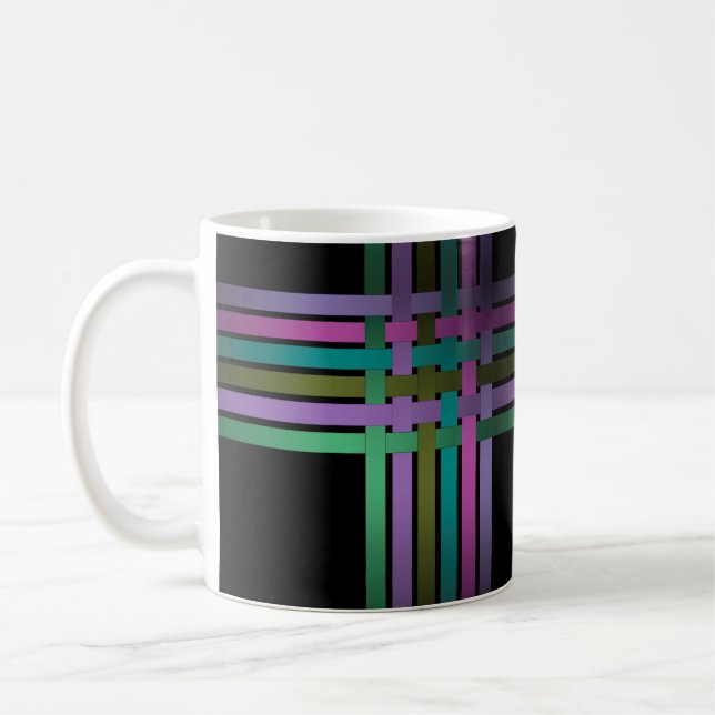 Interlacing ribbons coffee mug (Left)
