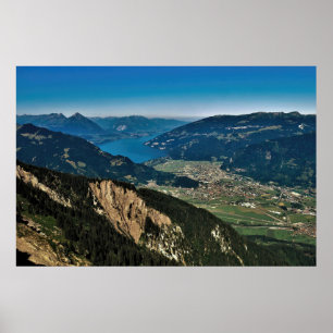Interlaken and Thunersee Poster