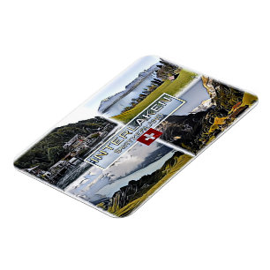 Interlaken - Switzerland - Mosaic - Magnet