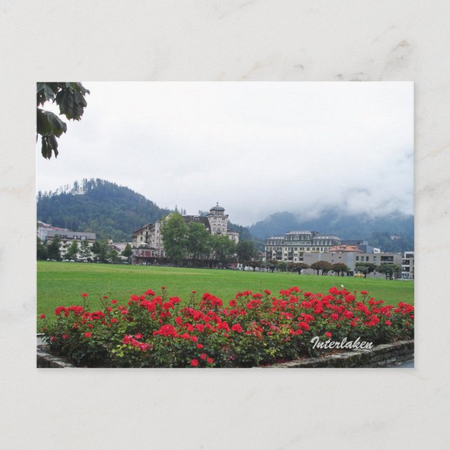 Interlaken, Switzerland Postcard (Front)