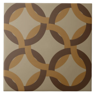Interlocking circles tile