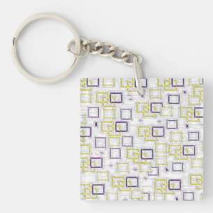 Interlocking Dimensions Keychain