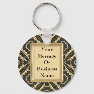 Interlocking Gold Lace Keychain