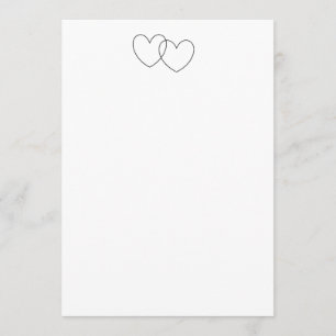 "Interlocking Hearts" Invitations