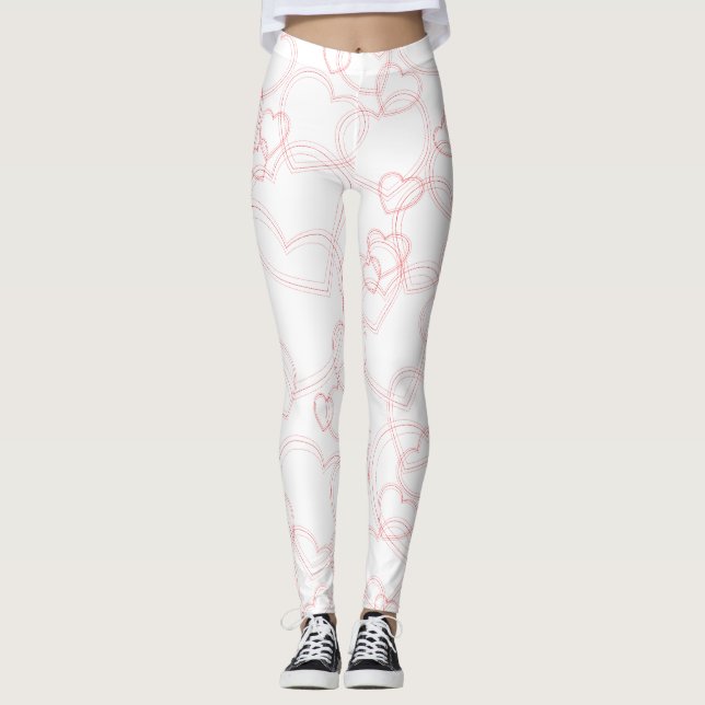 Interlocking Hearts Leggings (Front)