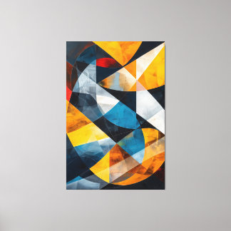 Interlocking Horizons of Light Canvas Print