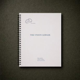 Interlocking Rings- Minimalist Union Notebook