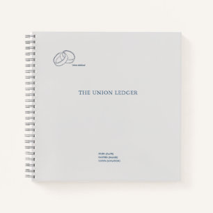 Interlocking Rings- Minimalist Union Notebook