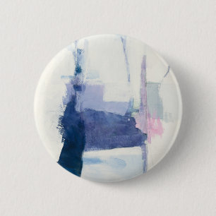 Interlude Abstract In Blue 2 Inch Round Button