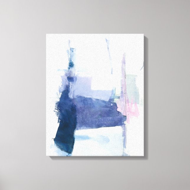Interlude | Abstract In Blue Canvas Print (Front)