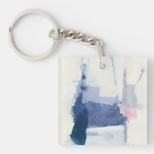 Interlude   Abstract In Blue Keychain