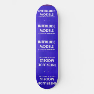 INTERLUDE MODELS 8 1/4" Skateboard Deck