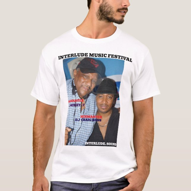 INTERLUDE MUSIC FESTIVAL Men's Basic T-Shirt (Front)