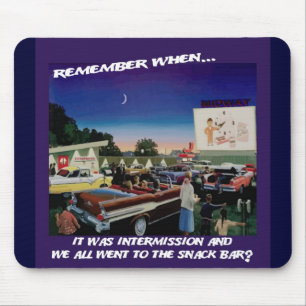 Intermission at the Drive In Mousepad