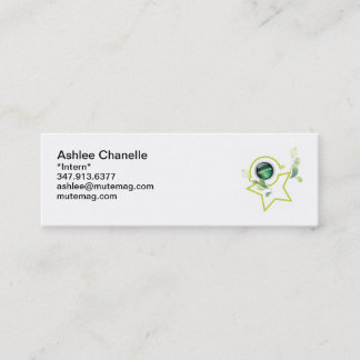 Intern B-Card Mini Business Card