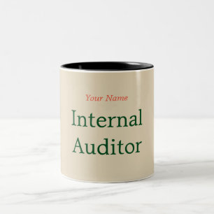 "INTERNAL AUDITOR" Two-Tone COFFEE MUG