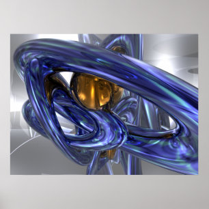 Internal Bliss Abstract Poster