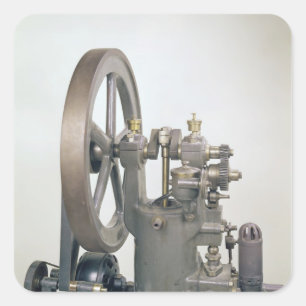Internal combustion engine, 1876 square sticker
