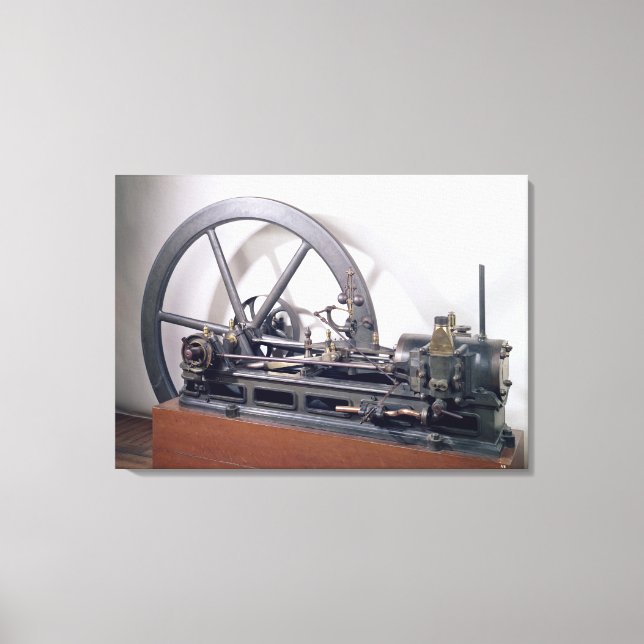 Internal combustion engine canvas print (Front)