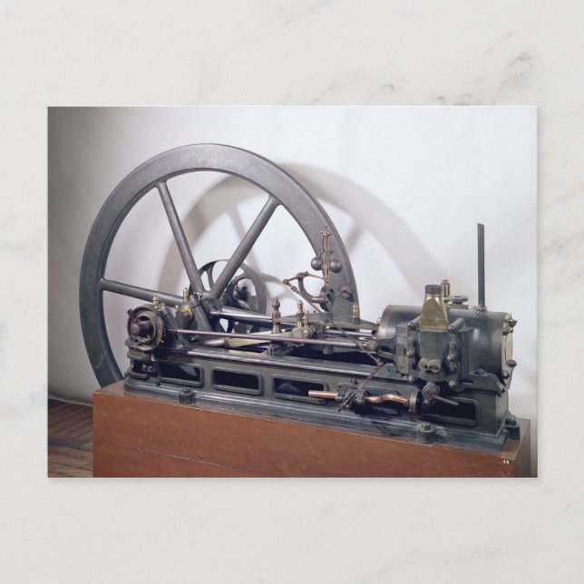 Internal combustion engine postcard (Front)