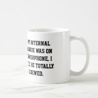 "Internal Dialogue" mug