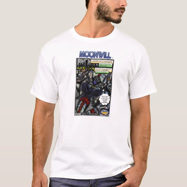 Internal Hero Presents Moonwill Comic Page #1 T-Shirt (Front)