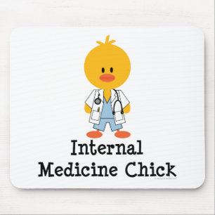 Internal Medicine Chick Mousepad