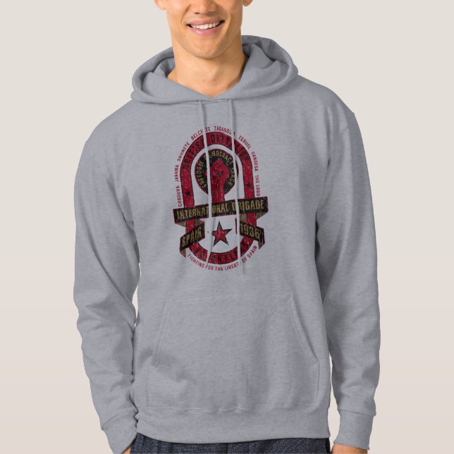 Internationa Brigade British Battalion Hoodie (Front)