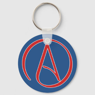 International Atheist Symbol Keychain