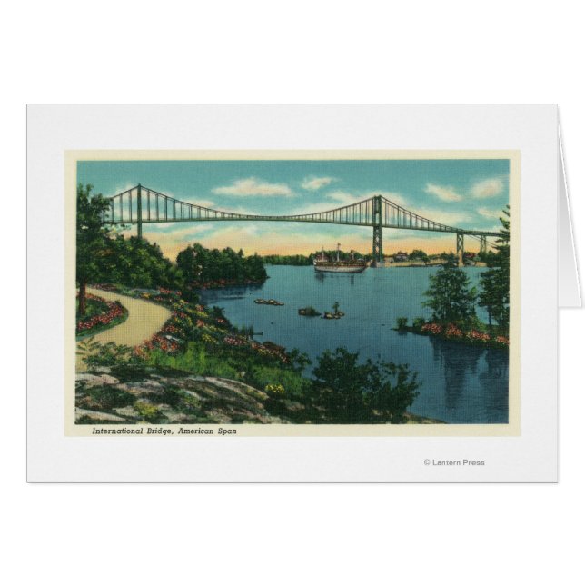 International Bridge American Span View # 2 (Devant horizontal)