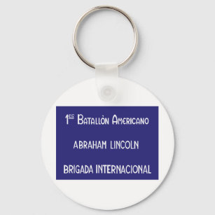 International Brigades Abraham Lincoln 1st Keychain