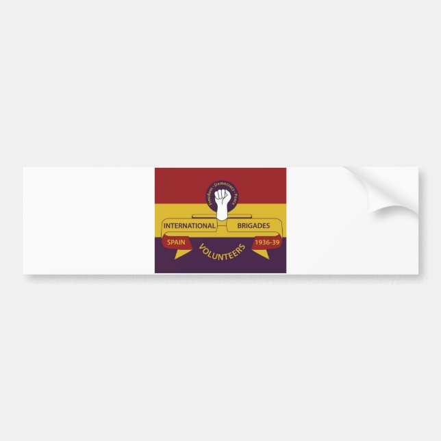 International Brigades Bumper Sticker (Front)
