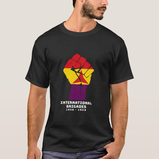 International Brigades Revolutionary Socialist No  T-Shirt (Front)