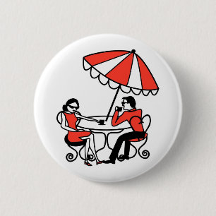 International Cafe 2 Inch Round Button