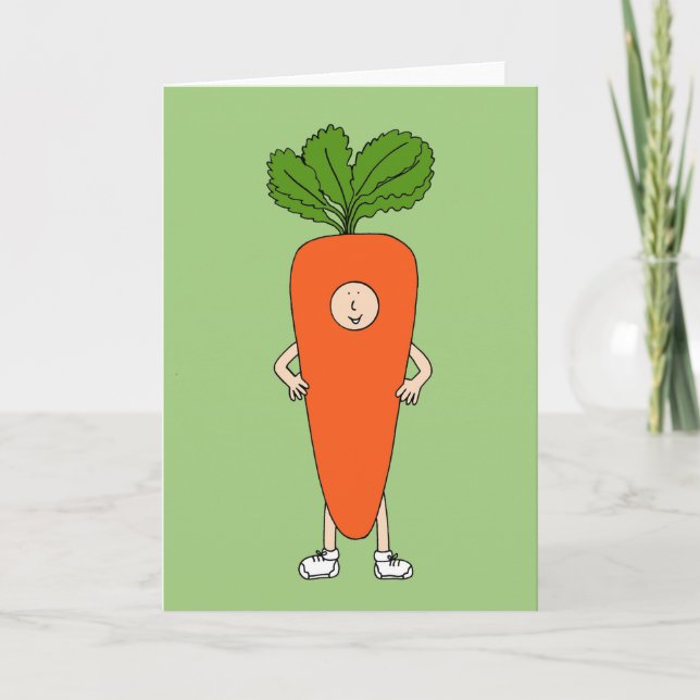 International Carrot Day April Carrot Outfit Card (Front)