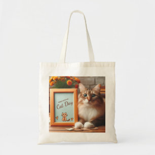 International Cat Day Tote Bag