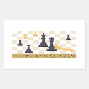 International Chess Day Sticker