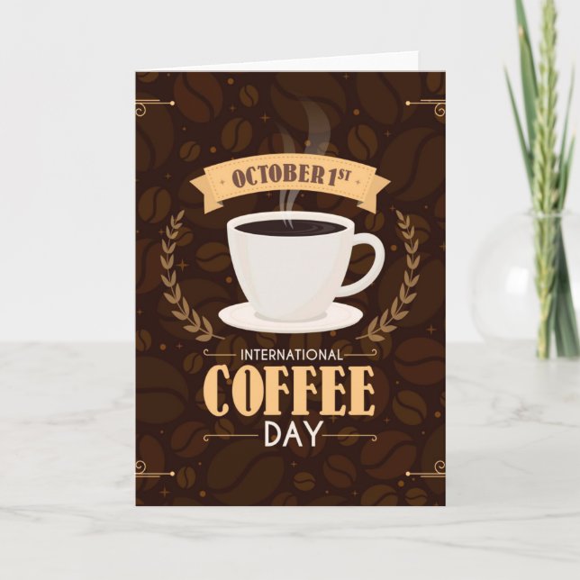 International Coffee Day+ Card (Front)