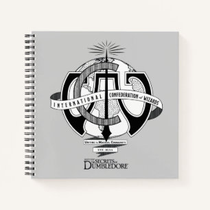 International Confederation of Wizards Logo Notebook