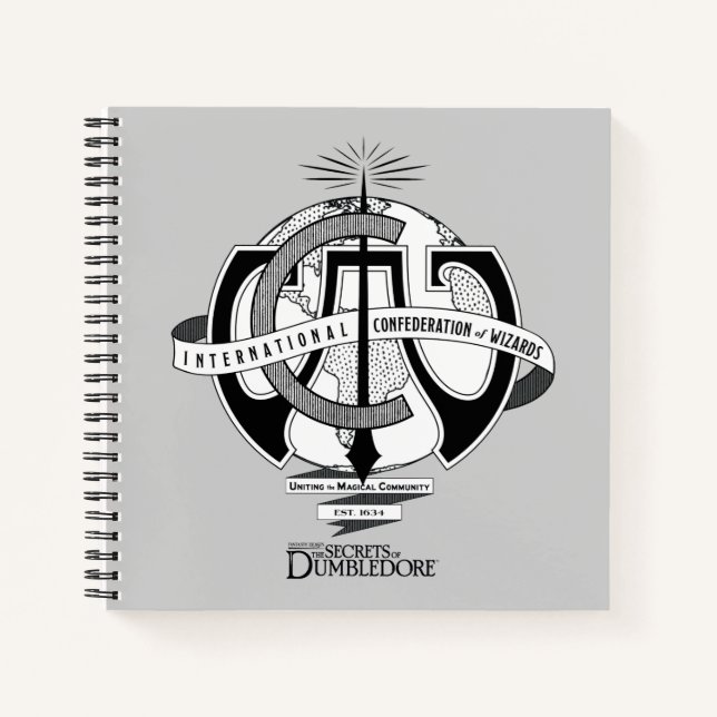International Confederation of Wizards Logo Notebook (Front)