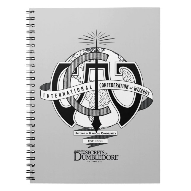 International Confederation of Wizards Logo Notebook (Front)
