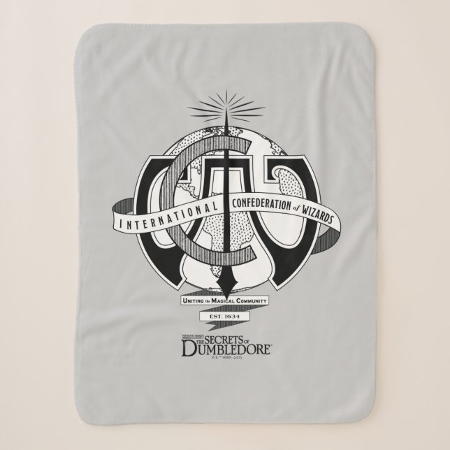 International Confederation of Wizards Logo Sherpa Blanket (Front)