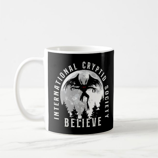 International Cryptid Society Ufo Extraterrestrial Coffee Mug (Left)